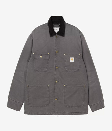 CARHARTT WIP OG CHORE COAT I035613 GRAPHITE BLACK STONE CANVAS