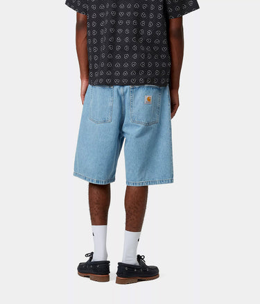 CARHARTT WIP BRANDON SHORT I031921 BLUE STONE BLEACHED