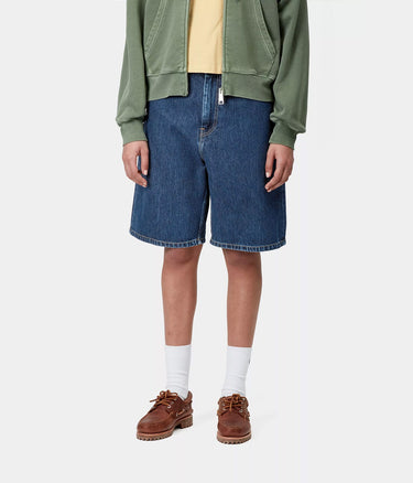 CARHARTT WIP WOMENS BRANDON SHORT I037021 WHITE RINSED