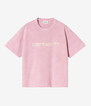 CARHARTT WIP WOMENS PAINTER T-SHIRT I036848 HORTENSIA DESTROY WASH
