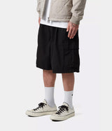 CARHARTT WIP COLE 카고 반바지 I035566 BLACK GARMENT DYED - Shoelosophy