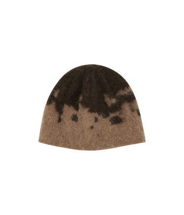 GRAMICCI MOHAIR SPLATTER BEANIE G6FA-039 TAUPE
