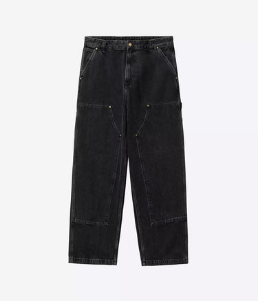 CARHARTT WIP NASH DOUBLE KNEE PANT I032106 BLACK STONE WASHED