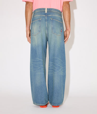 AMISH SUPPLIES HUGE HURRICANE DENIM JEANS UOMO LOOSE FIT