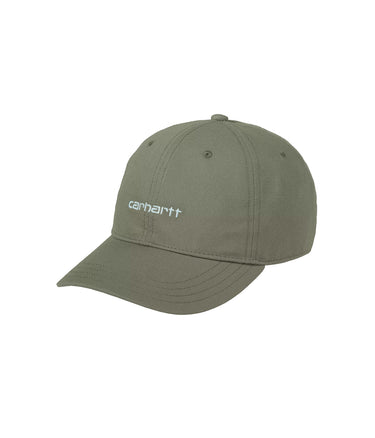 CARHARTT WIP CANVAS SCRIPT CAP I028876 LEAF TOURMALINE