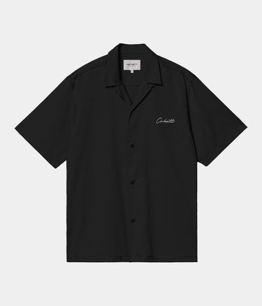 CARHARTT WIP DELRAY CHEMISE MANCHES COURTES I031465 CIRE NOIRE