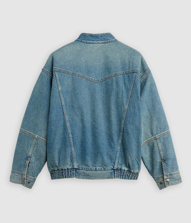 LEVI'S BLUE TAB DENIM BOMBER JACKET 006V0-0000 BLUE BRAVO